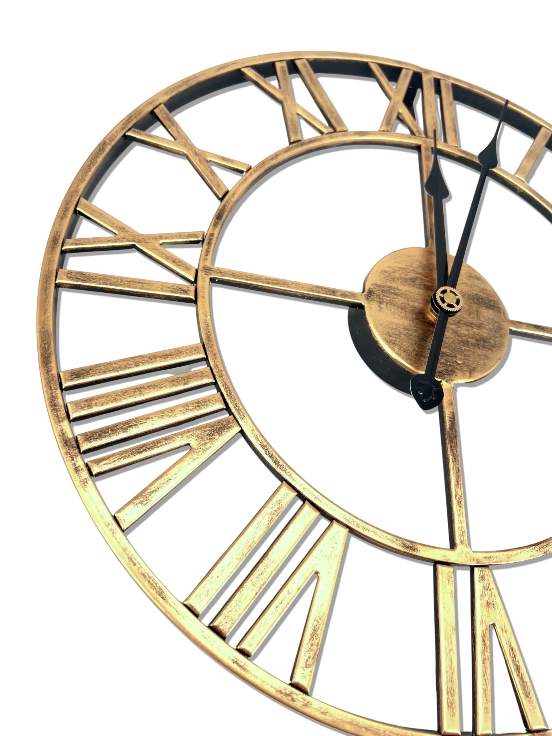 ※美品※アンティークなブラックゴールド掛時計 Amazon.co.jp: 掛け時計 ゴールド 黒 静音 おしゃれ アンティーク 時計