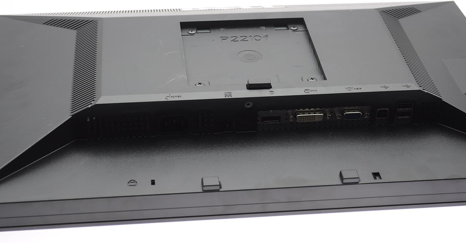 Dell P2210 monitor rear ports