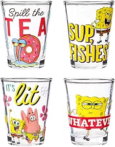 Juego De Desayuno Bob Esponja (3 Piezas) - Plato, Cuenco Y Taza De Porcelana Para Niños, Apto Microondas Y Lavavajillas