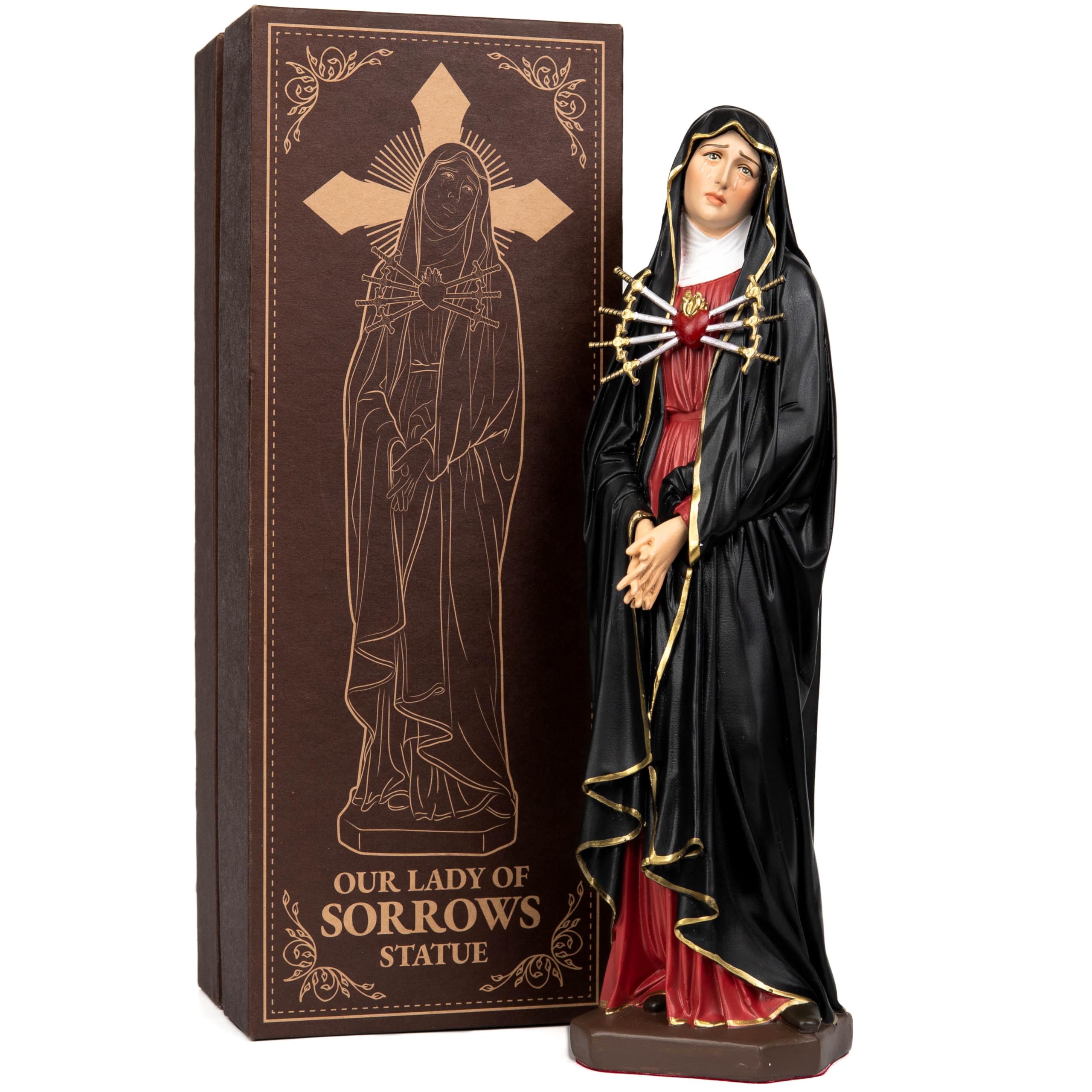 Amazon.com: MAIAN99VN Hand-Painted Our Lady of Seven Sorrows