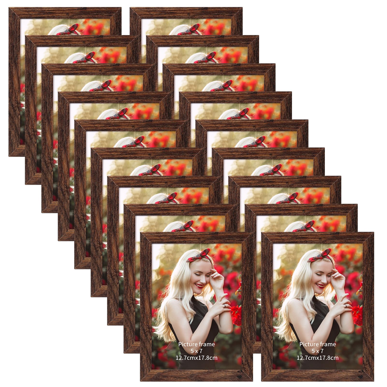 EYMPEU 7x5 Photo Frame, Brown โ image 1
