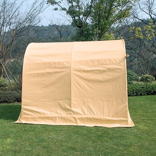 Miniatura 3 de Toldo grande y resistente para cochera, portátil, para garaje, barco, refugio, tienda de campaña para fiestas, bodas, jardín, color beige, estilo
