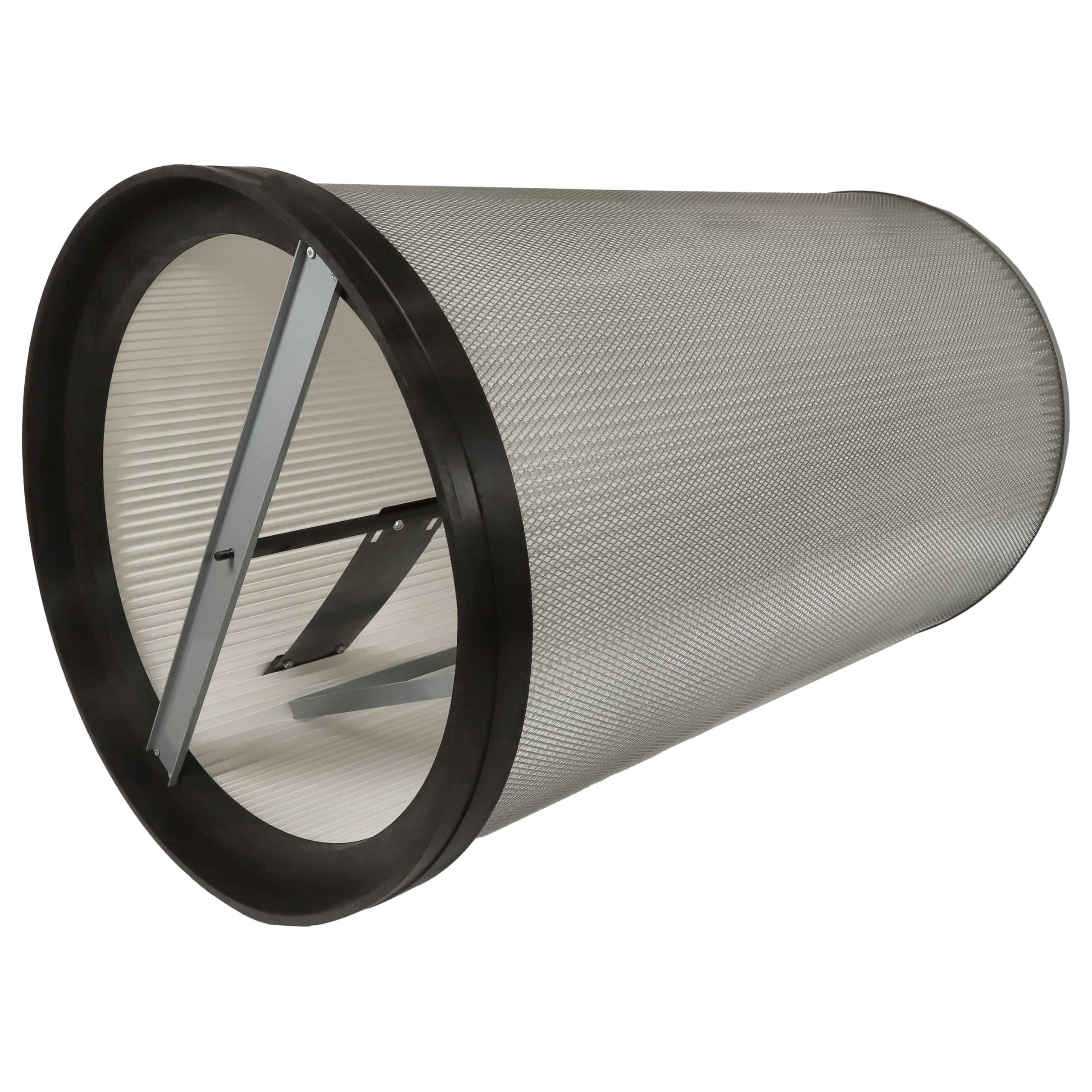 vhbw Feinstaubfilter kompatibel mit Holzmann ABS8000PRO Absauganlage | Feinstaub-Filterpatrone mit Reinigungsbürste