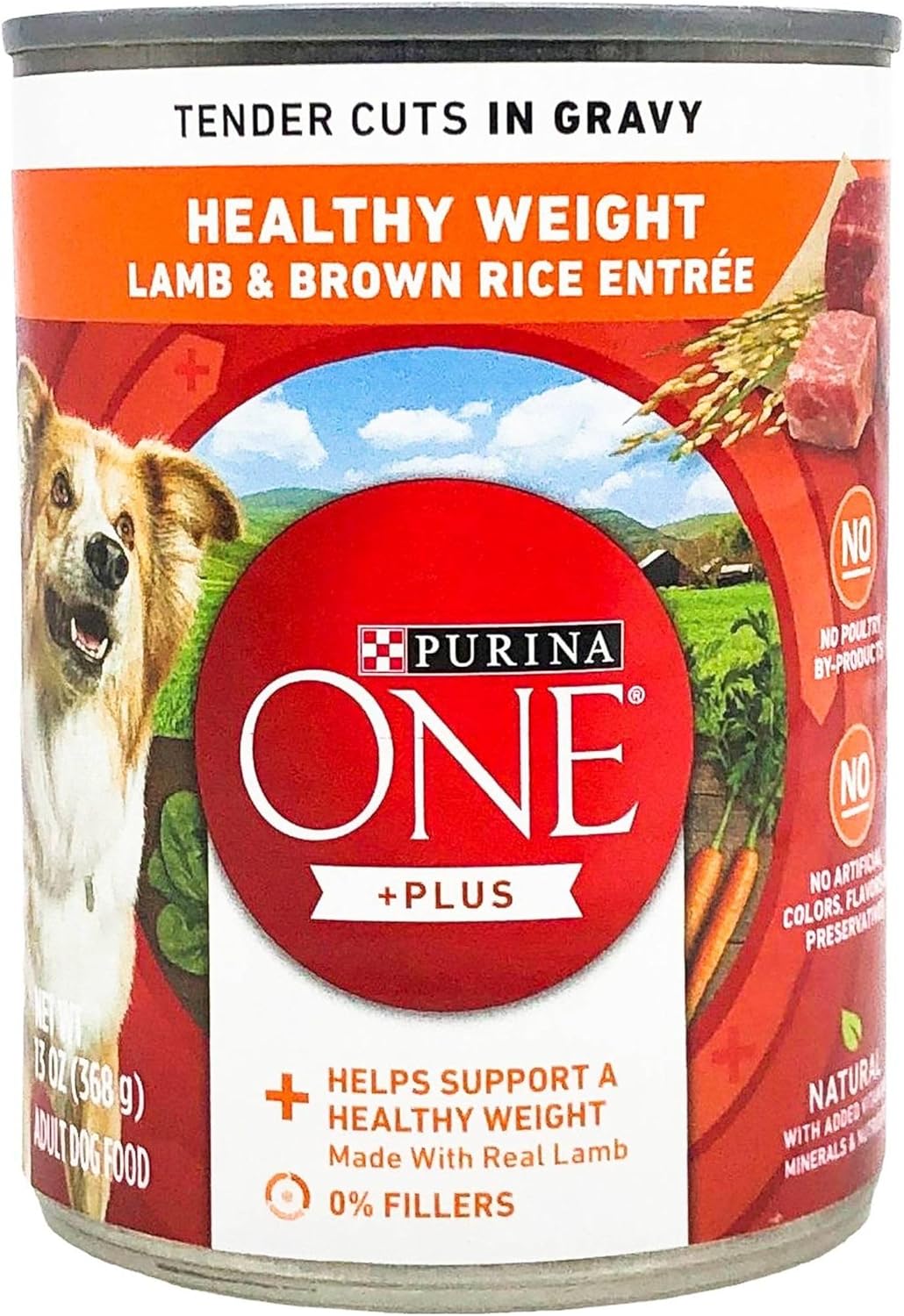 Purina ONE¨ SmartBlend¨ Tender Cuts in Gravy Healthy Weight Lamb & Brown Rice Entree Wet Dog Food