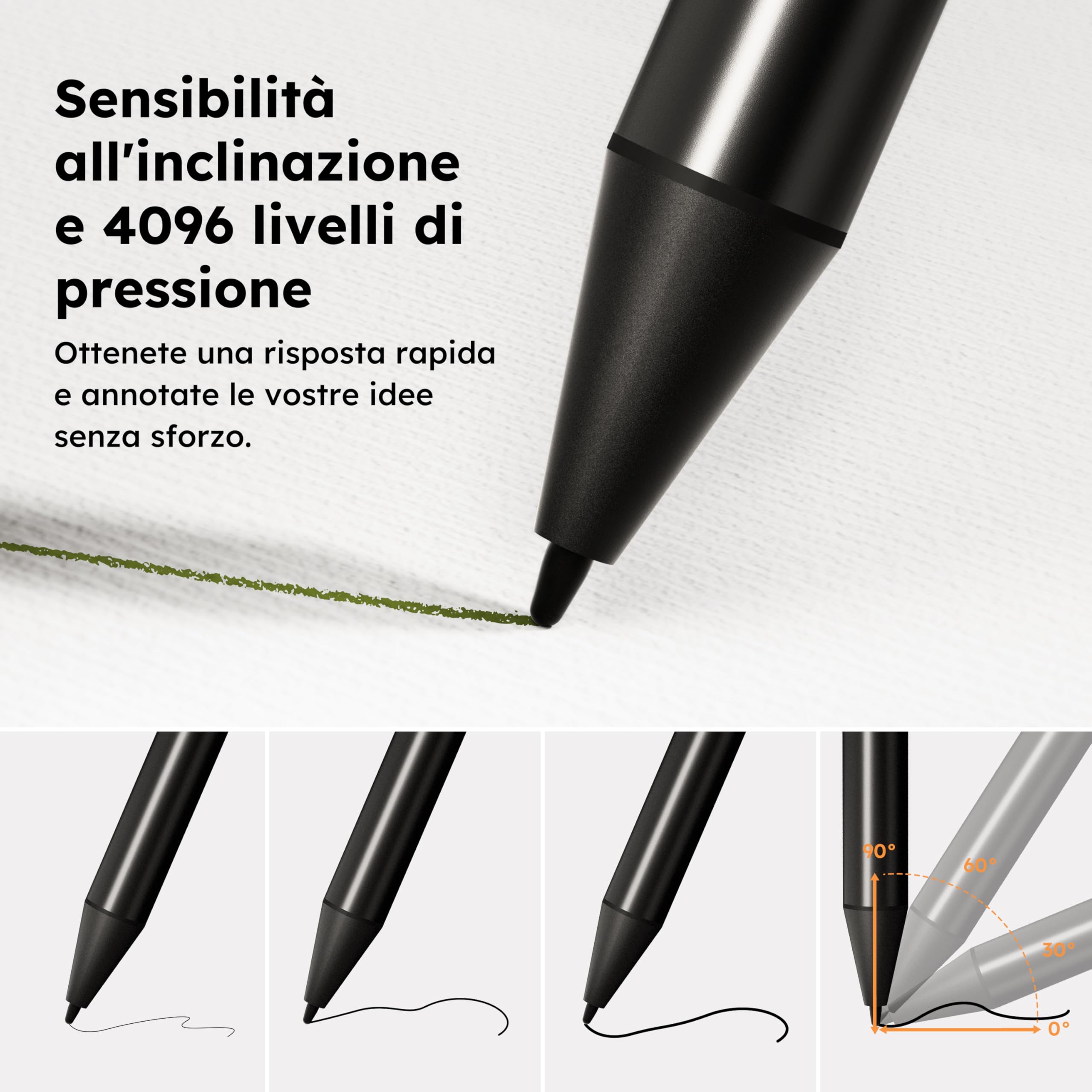 Penna stilo compatibile con Musnap X, Ocean C/Ocean e altri dispositivi elettronici che supportano il protocollo USI