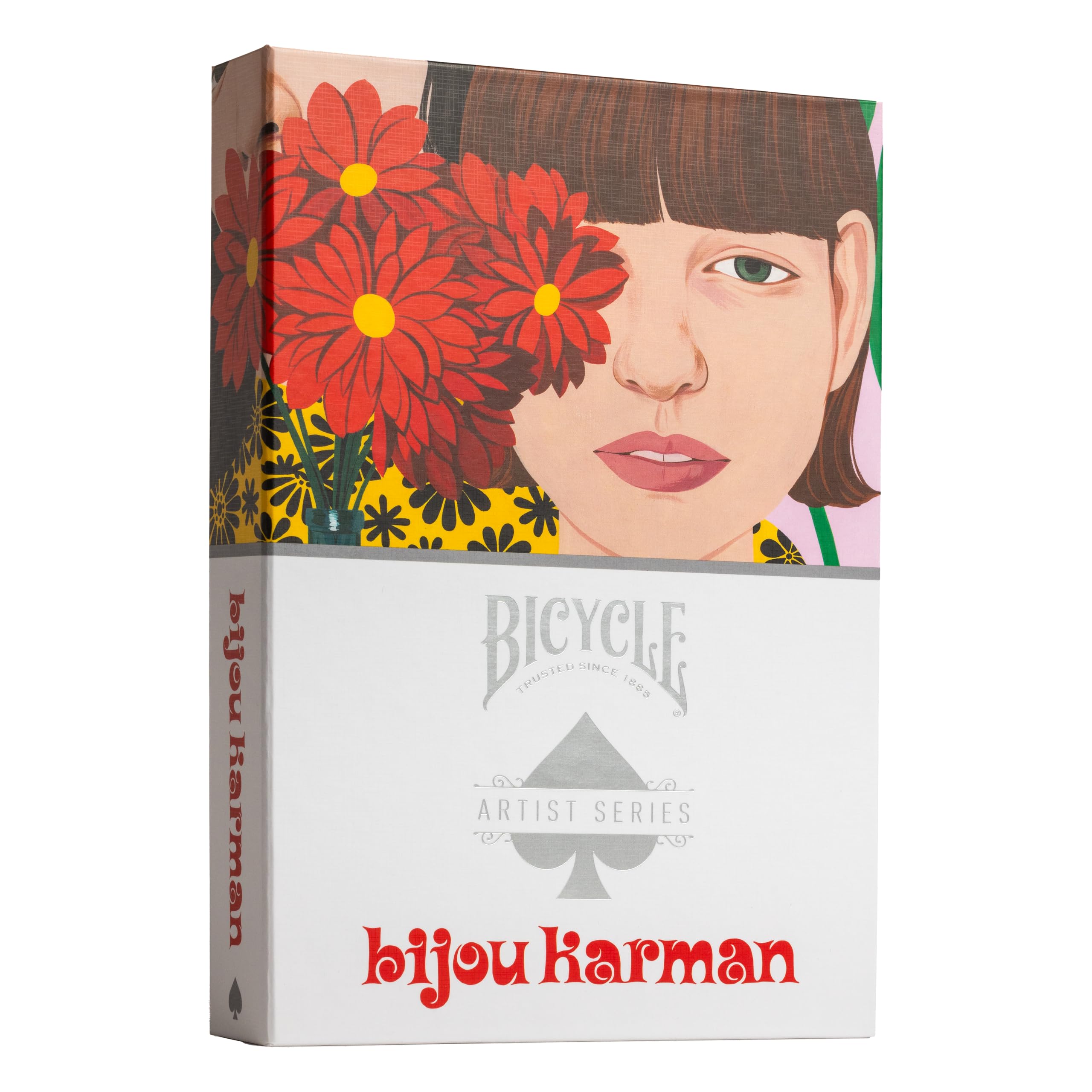 Bicycle Artist Series Bijou Karman Playing Cards – Limited Edition Boxed Set, 2 Premium Decks, Made in USA, Gift boxed