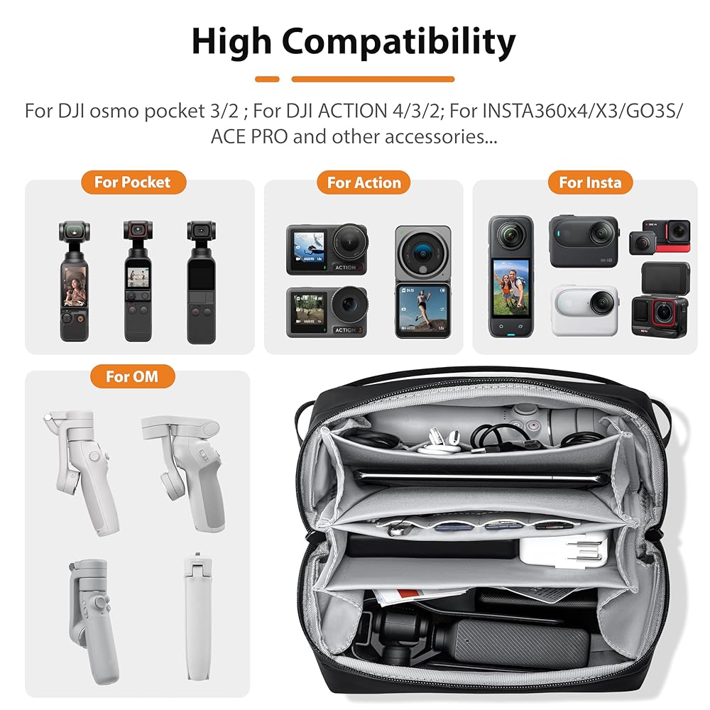 ★STARTRC Osmo Mobile 5 ケース トラベルケース Amazon.co.jp: MAXCAM ショルダーバッグ トラベルケース DJI OM