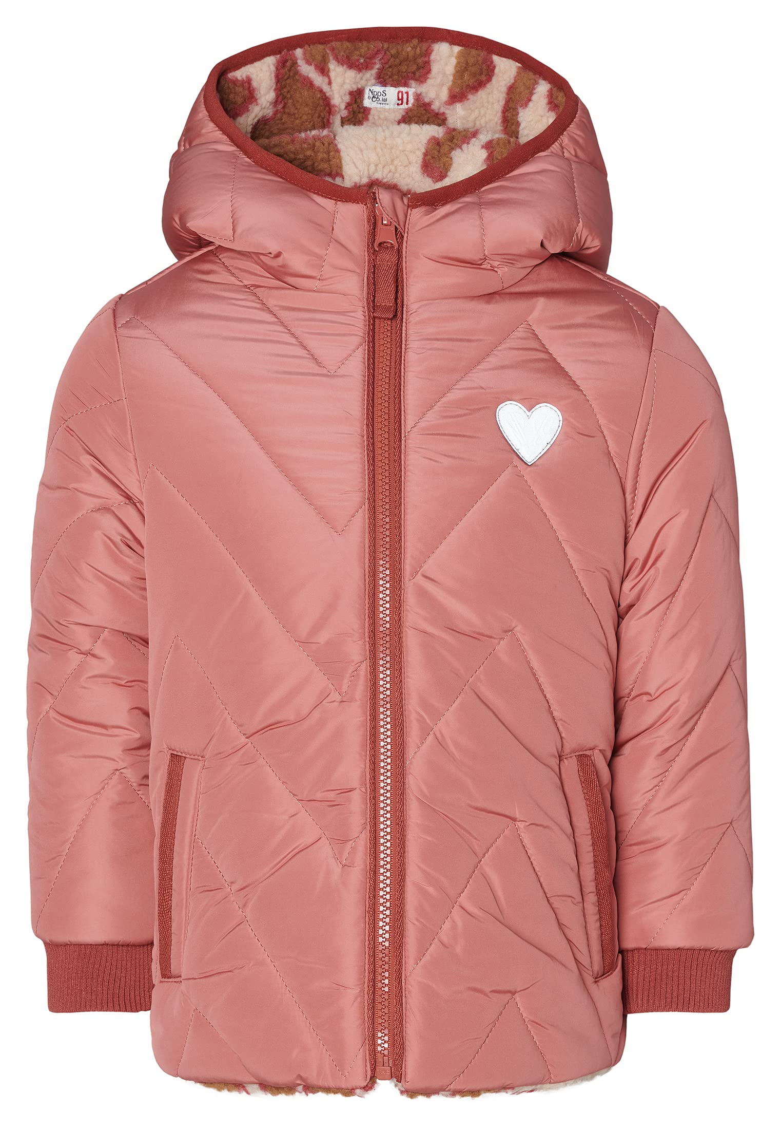 Noppies Mädchen Girls Jacket Nieuwaal Reversible Kinder Winterjacke