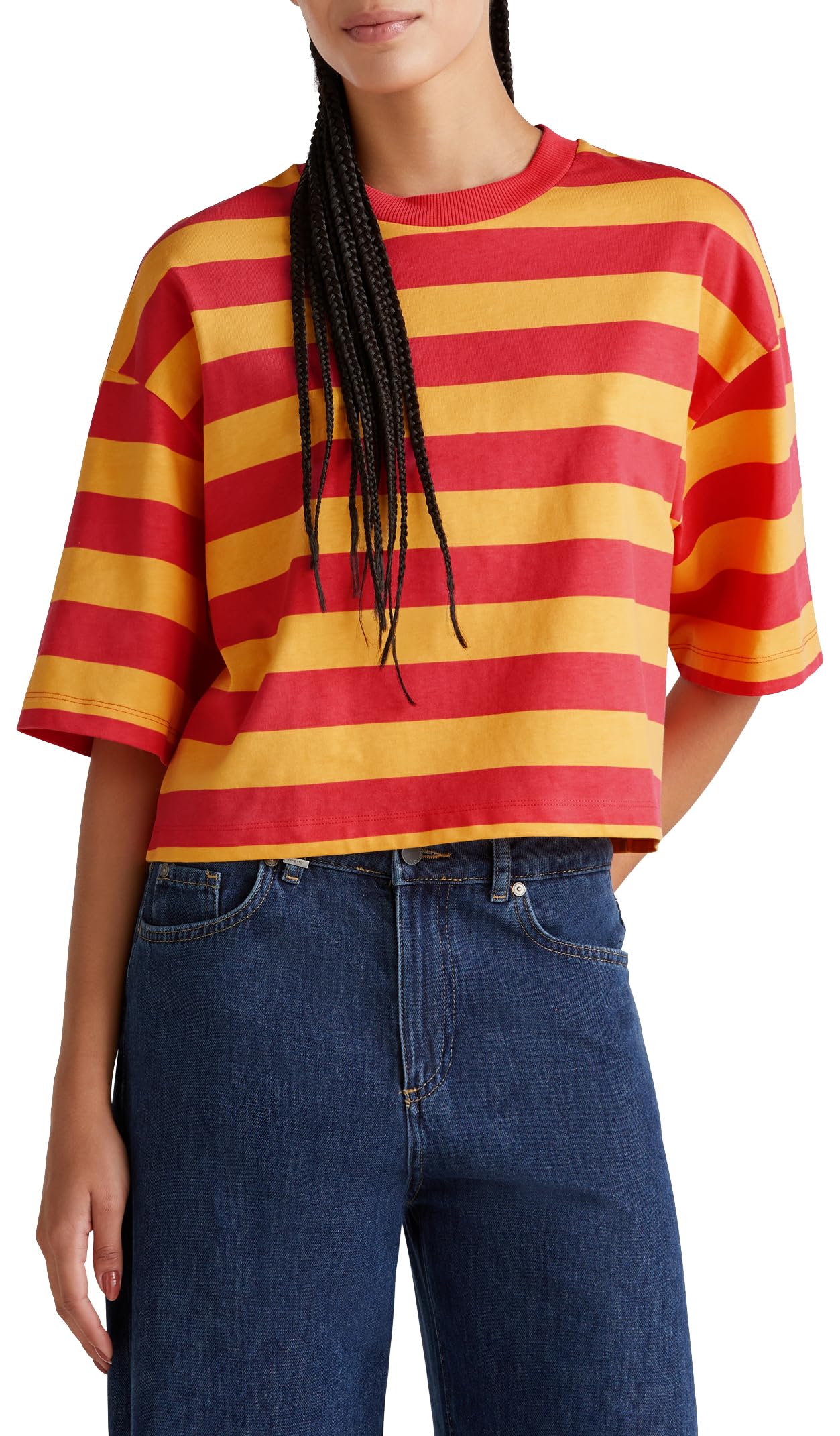 United Colors of Benetton T-Shirt, Orange, XXS
