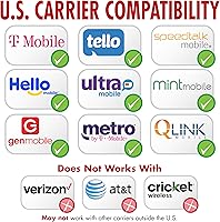 Vista 6 de NUU Teléfono celular A15 de 4 GB + 128 GB, desbloqueado para menta, metro, T-Mobile, Qlink y más, perfecto para adolescentes, Dual SIM 4G, Octa-Core