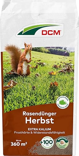CUXIN DCM Rasendünger Herbst - Langzeit Rasendünger - Mit MINIGRAN®