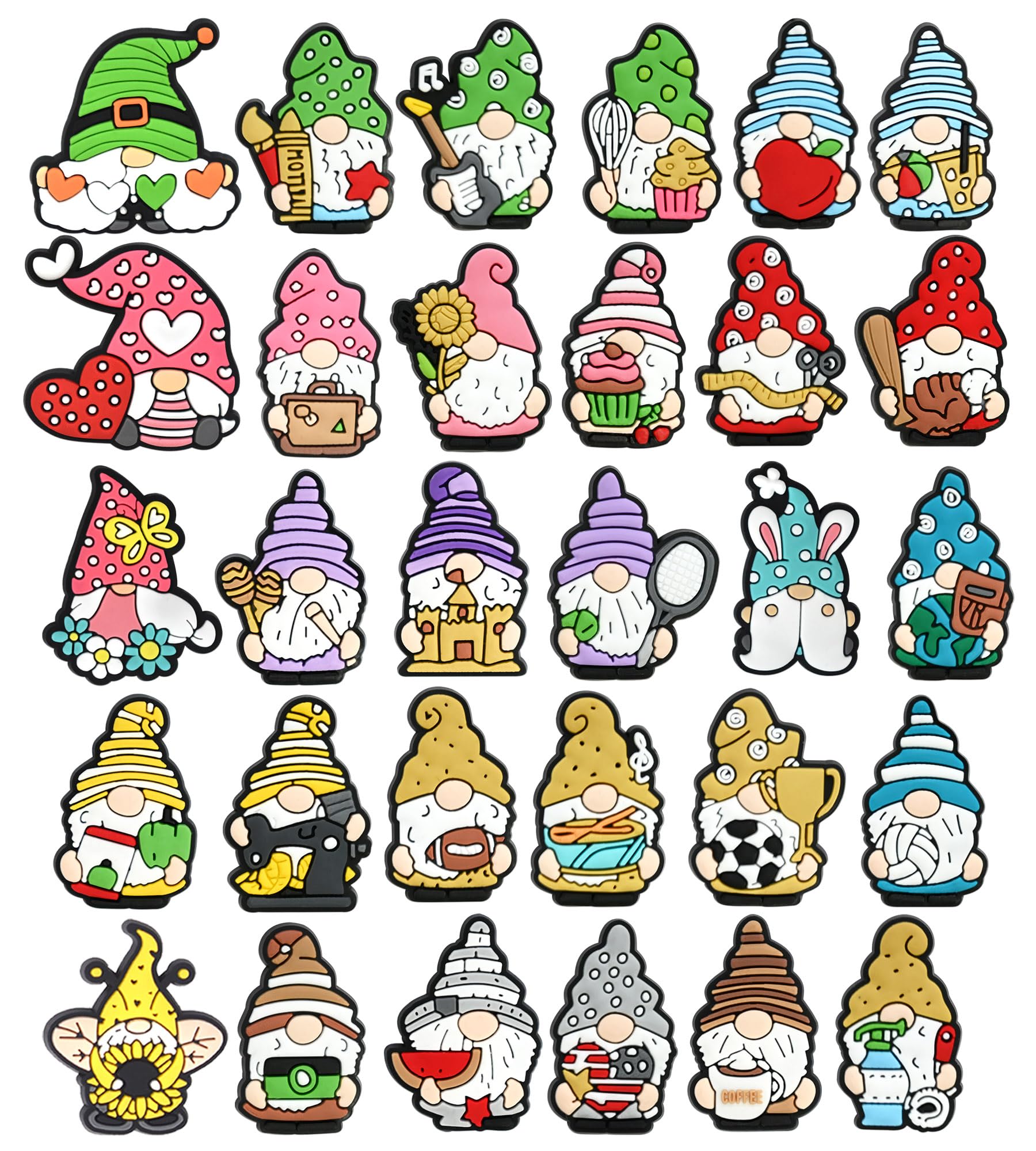 Sponsored Ad - Shoe Charms for Clog Sandals, PVC shoe decoration Accessories for Adults Women Men Party Favor