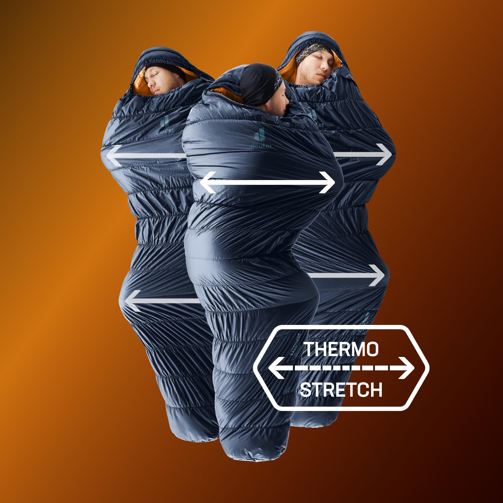 deuter Exosphere +4C/39F Sacco a pelo in fibra sintetica