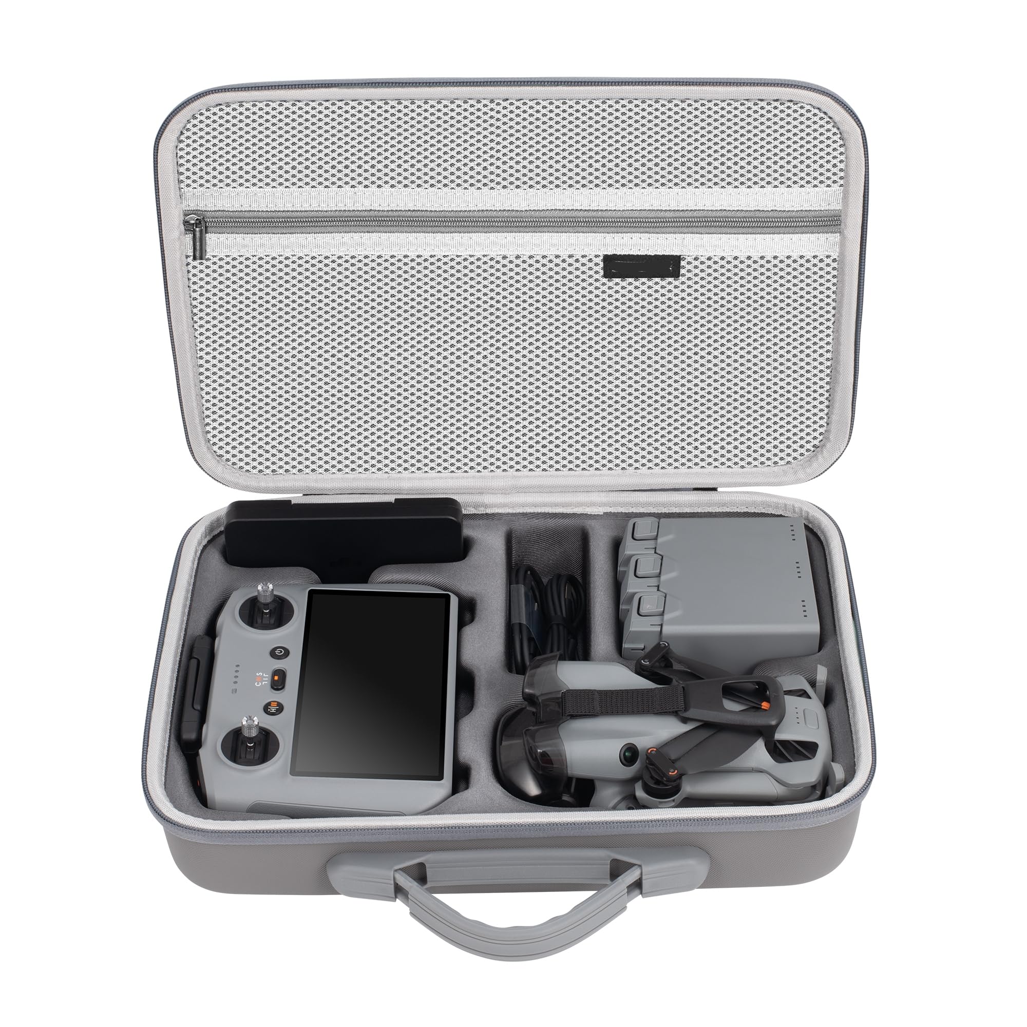 Futerał do DJI Mini 5 Pro, torba na ramię podróżna twarda obudowa podróżna torebka na pilot zdalnego sterowania RC 2, baterie, hub ładowania