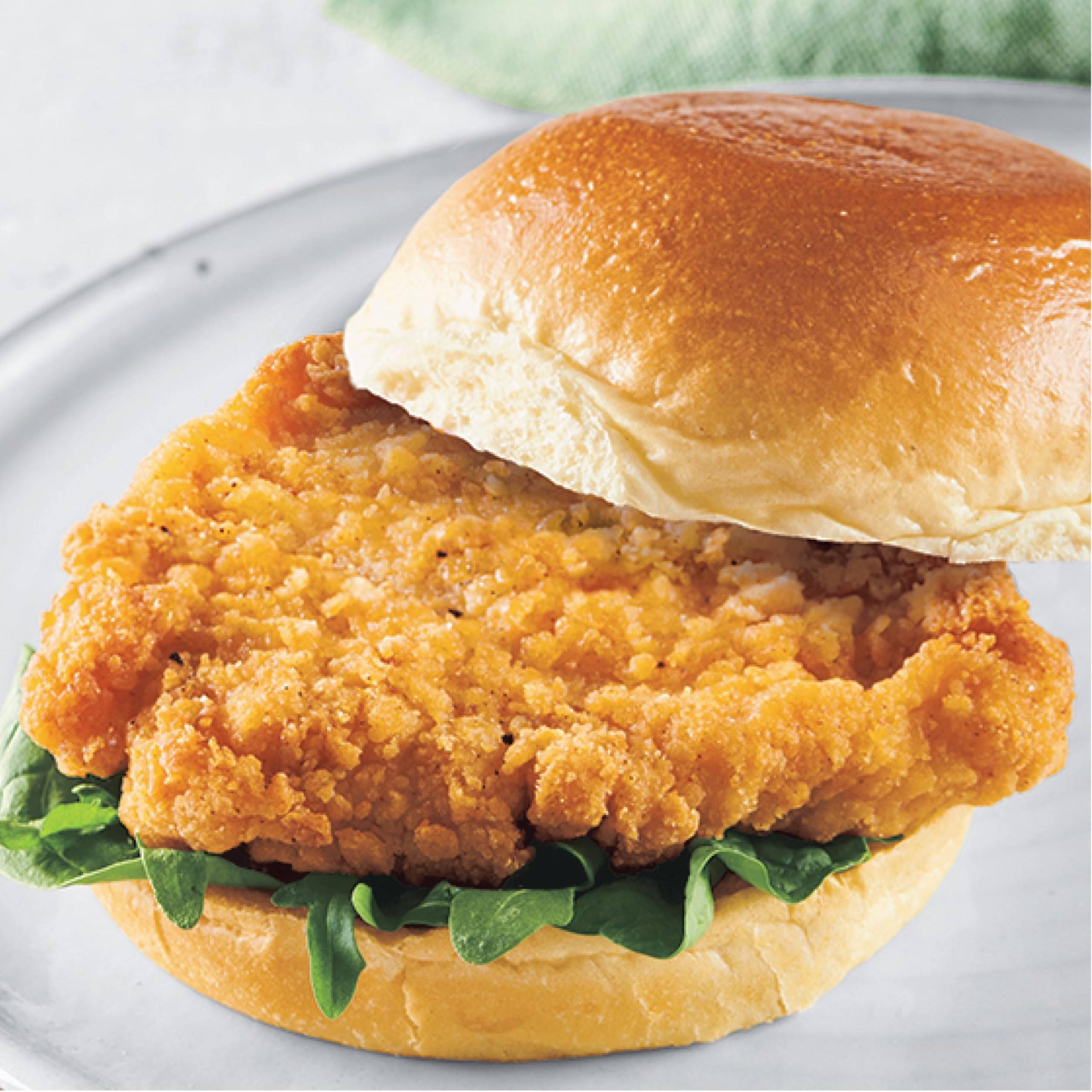 Just Bare Chicken Lightly Breaded Chicken Breast Fillets Fully Cooked 16 G Protein Frozen 1 5 LB — view 3