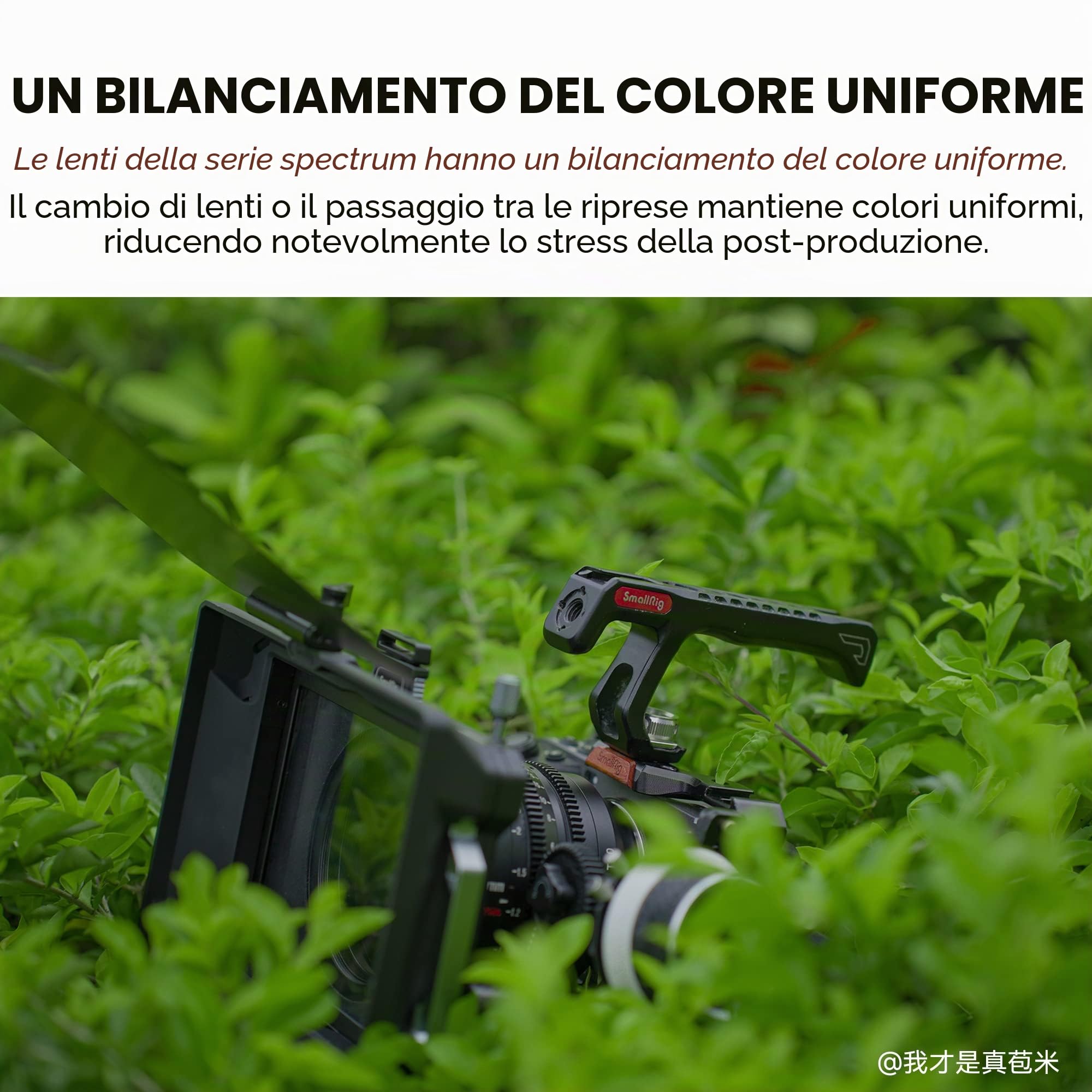 7artisans Obiettivo cinematografico full frame con ampia apertura T2.0 da 50 mm, messa a fuoco manuale, lente cinematografica a bassa distorsione, fotocamere mirrorless compatibili con Sony E Mount