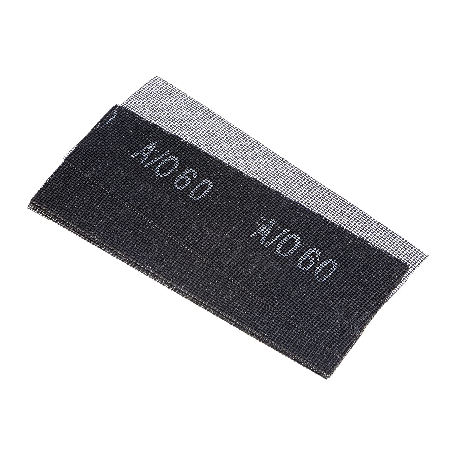 uxcell 10pcs Mesh Sanding Sheets 60 Grits 4-1/2-inch x 11-inch Mesh Sandpaper Pad for Wood Wall Repair, Dust-Free Wet/Dry Polish
