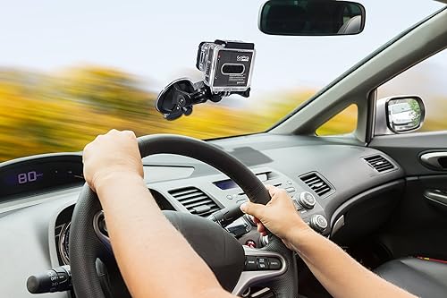 Miniatura 5 de Xit XTGPCARM Mini Soporte de coche con ventosa para cámaras GoPro Hero 3/3+ y 4 (negro)