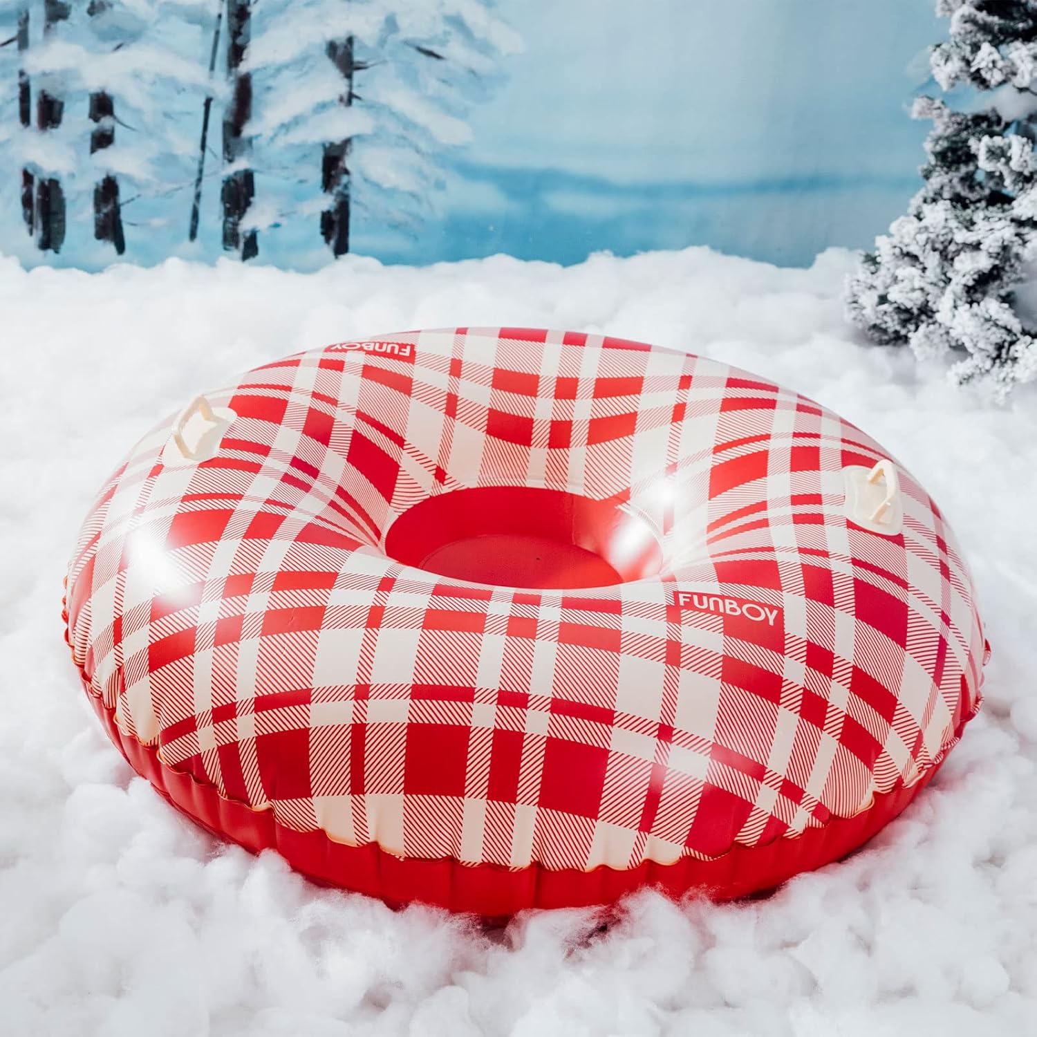 FUNBOY Inflatable Snow Tube Base for Durability