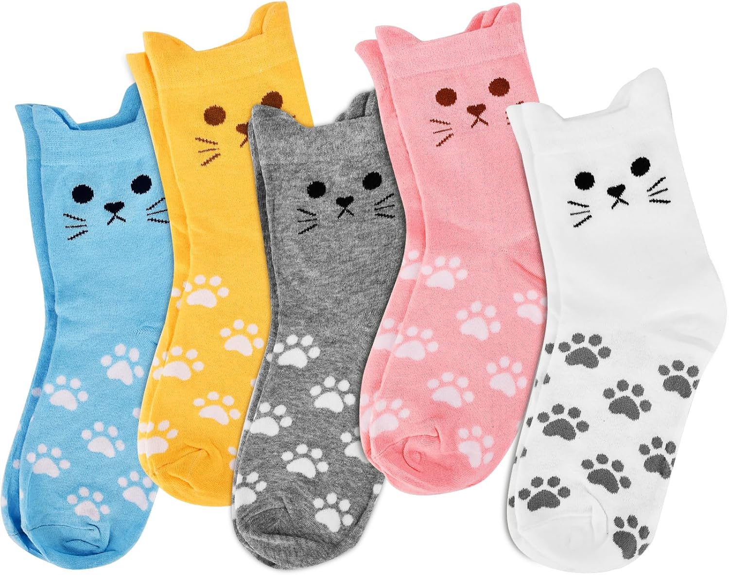 Calcetines de Gato para Mujer Regalo Navidad