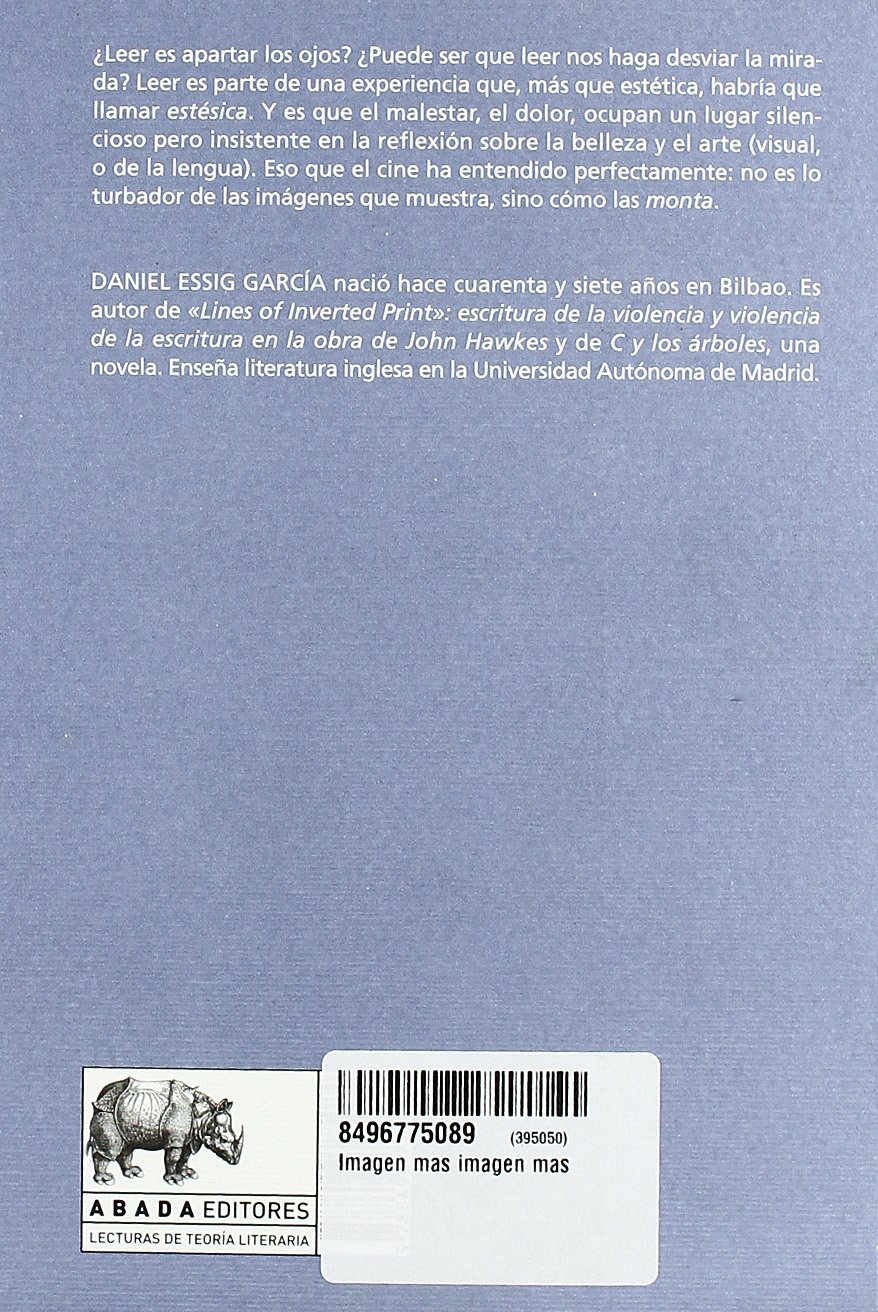 Imagen más, imagen más : el discurso de la novela : montaje y violencia
