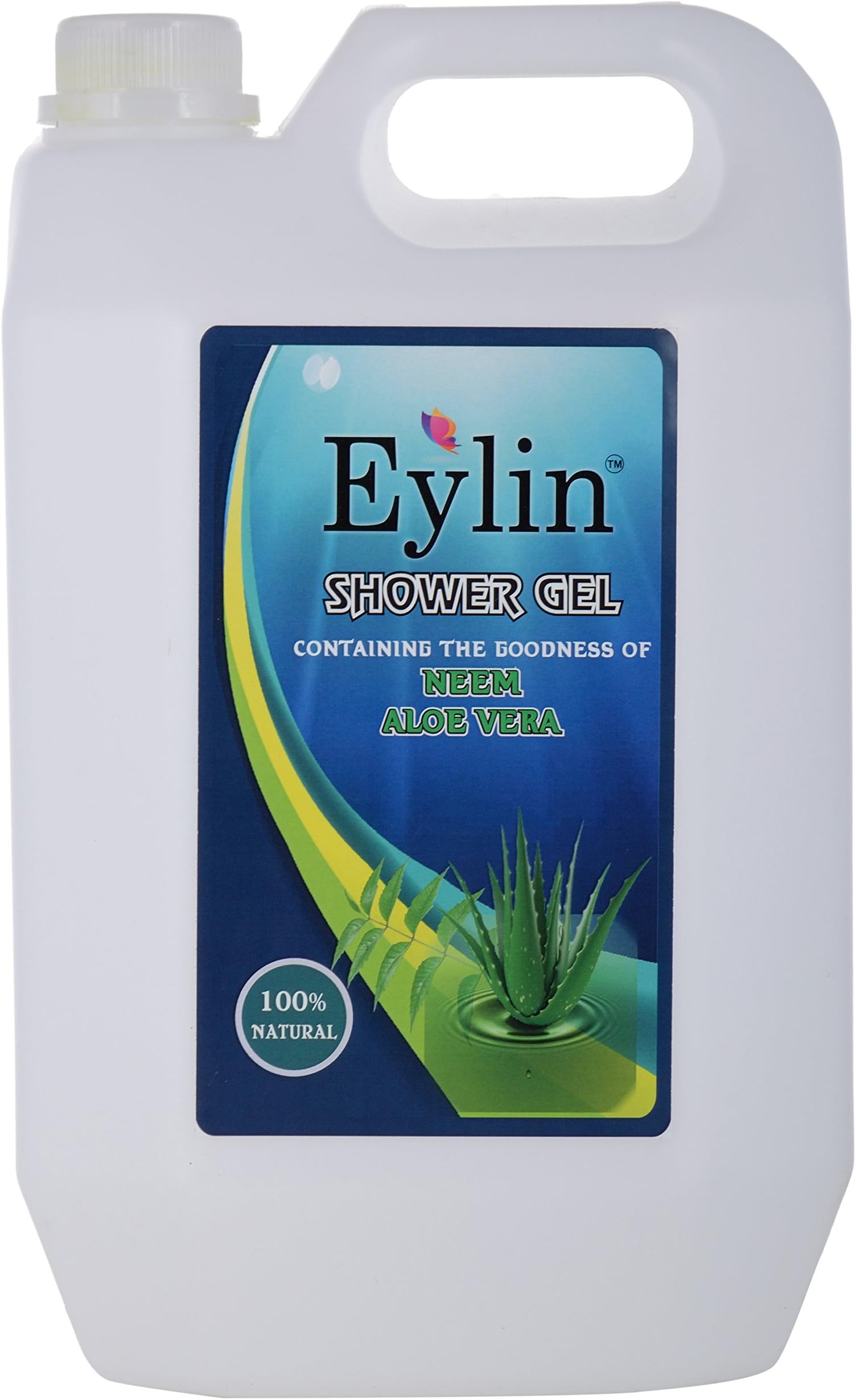 Eylin Neem and Aloe Vera Extract Shower Gel, 5 Litres
