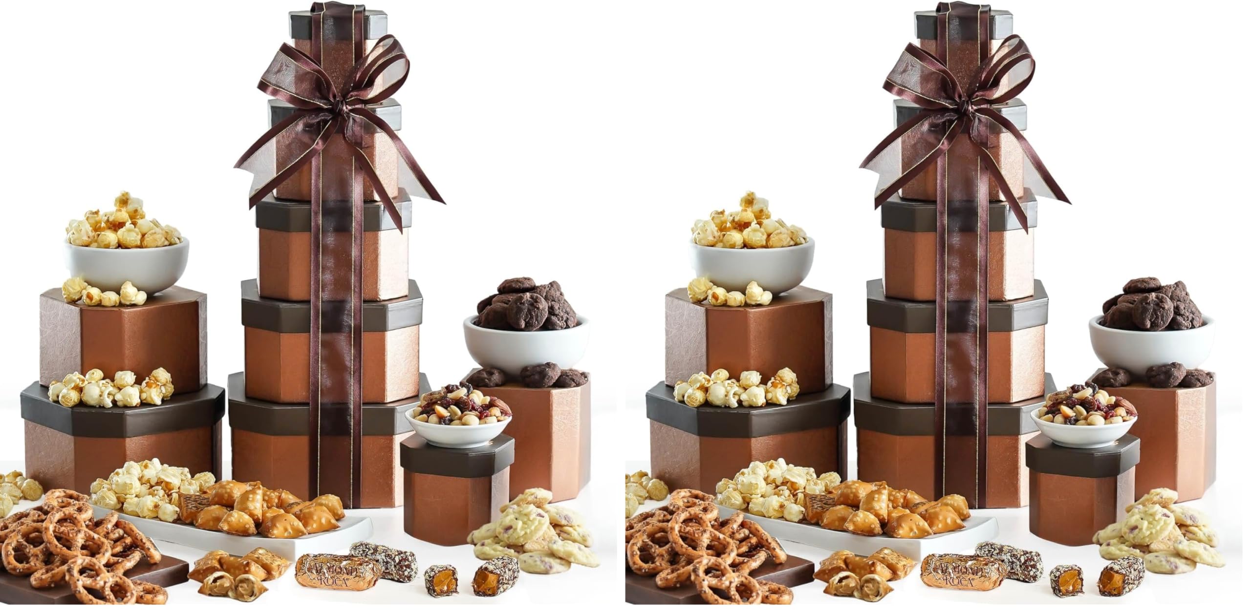 Broadway Basketeers Gourmet Chocolate Food Gift Basket Snack Gifts for Families, College, Delivery for Birthdays, Appreciation, Thank You, Get Well Soon, Care Package (Pack of 2)