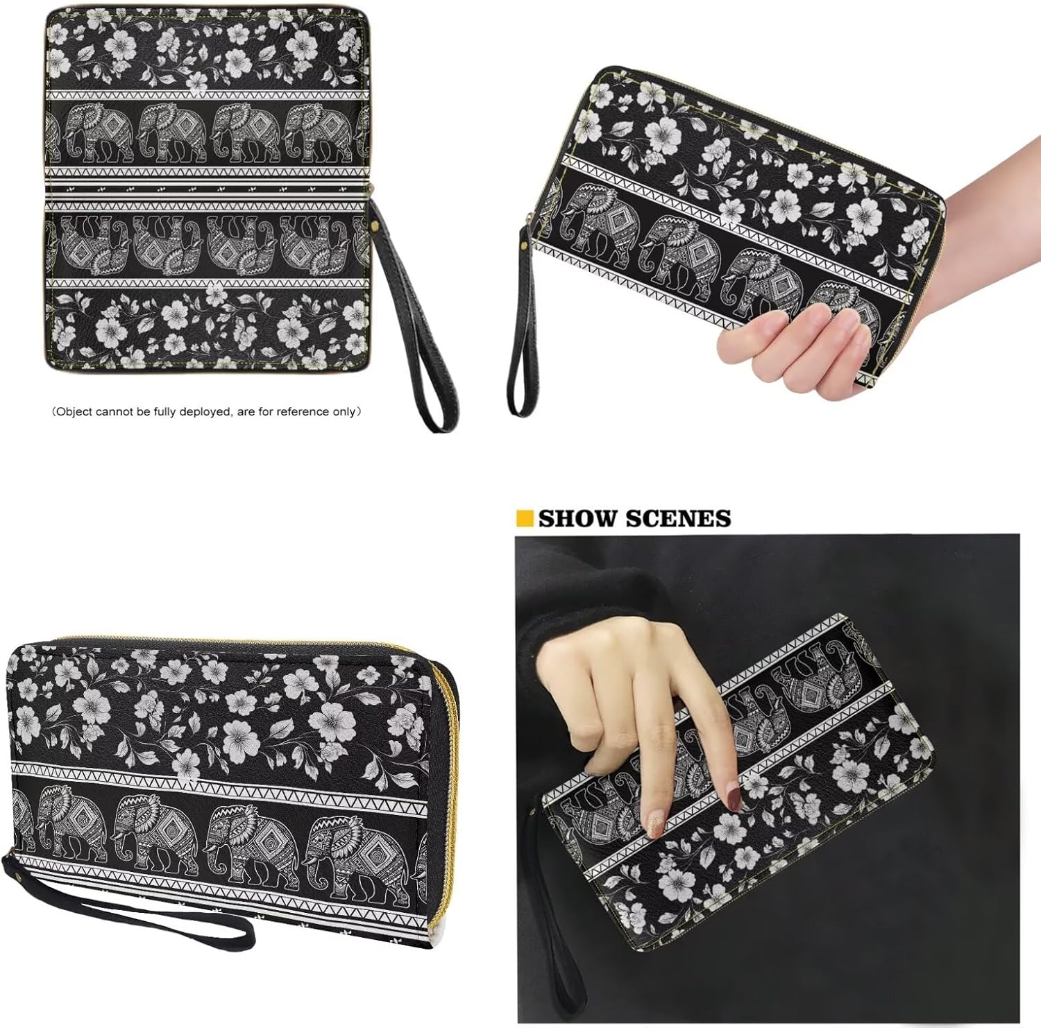 Womens Handbag Wallet Set Leather Satchel Purse Handbag with Wristlet Wallet Top Handle Handbag for Ladies - Image 2