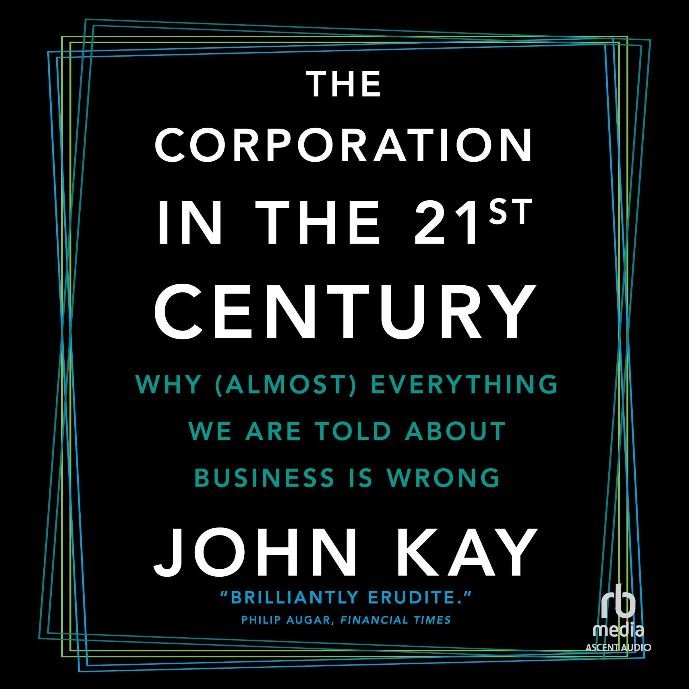 Cover art for The Corporation in the 21st Century