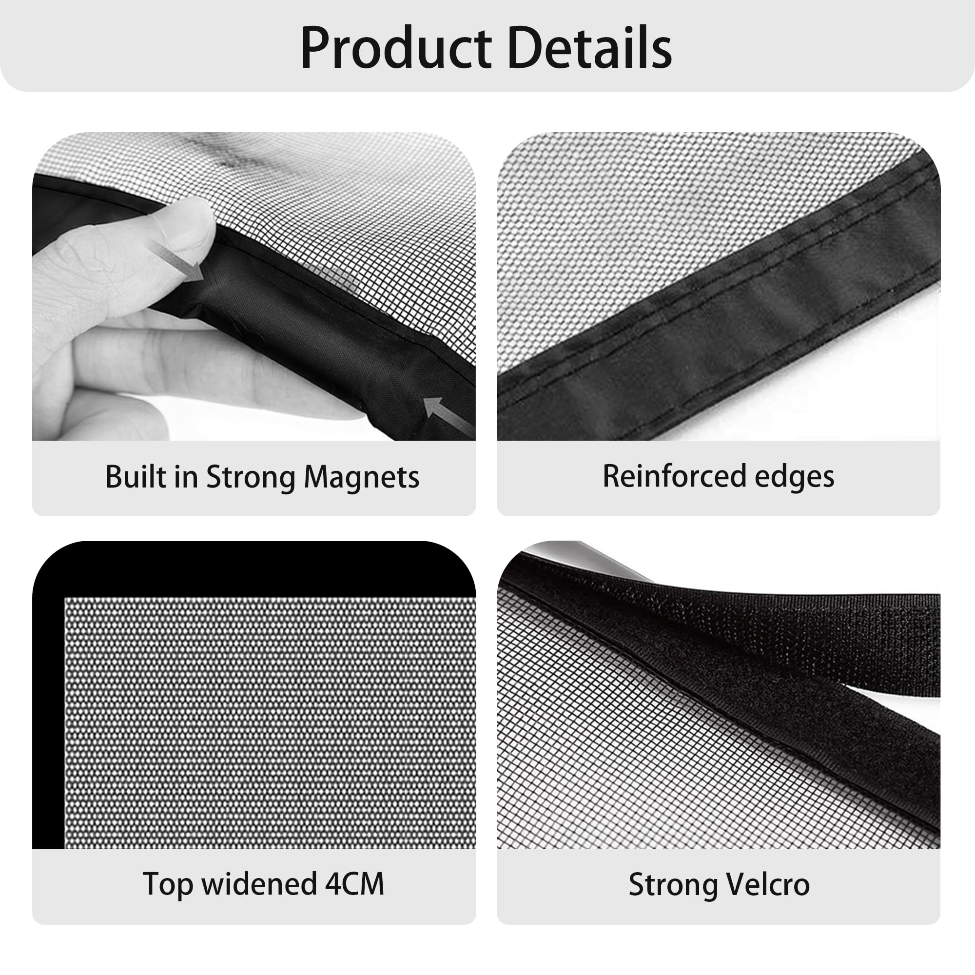 Tesa® ALU Zanzariera Telescopica A Lamelle - Rete Anti Insetti A Lamelle - Per Porte Di Balconi E Terrazze Con Funzione Telescopica Installazione 91151876 - Foto 5