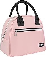 Vista 10 de OPUX Lonchera Premium para Mujeres, Bolsa de Almuerzo Aislada para Niñas, Niños, Adolescentes y Adultos, Linda Lonchera Suave y Refrigerada