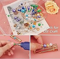 Vista 6 de 200 Piezas de Perlas Flotantes Sin Agujero para Jarrones y 2300 PIEZAS para Flotar, Perlas Flotantes para Centro de Mesa, Decoración del Hogar, Mesa