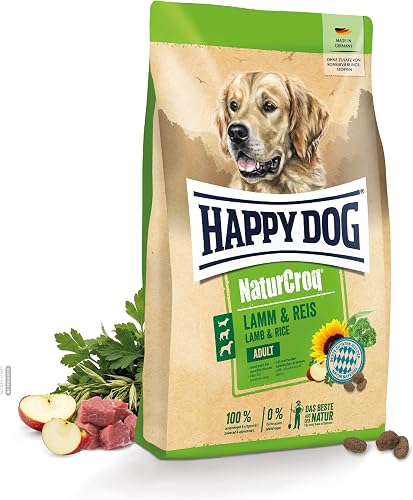 Happy Dog NaturCroq Lamm & Reis Trockenfutter, 4 kg für Sensible Hunde