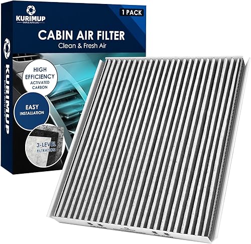 Filtro de aire de cabina premium con carbón activado, repuesto para CF10728, apto para Hyundai Accent (2008-2011)Elantra (2007-2016), Kia Forte