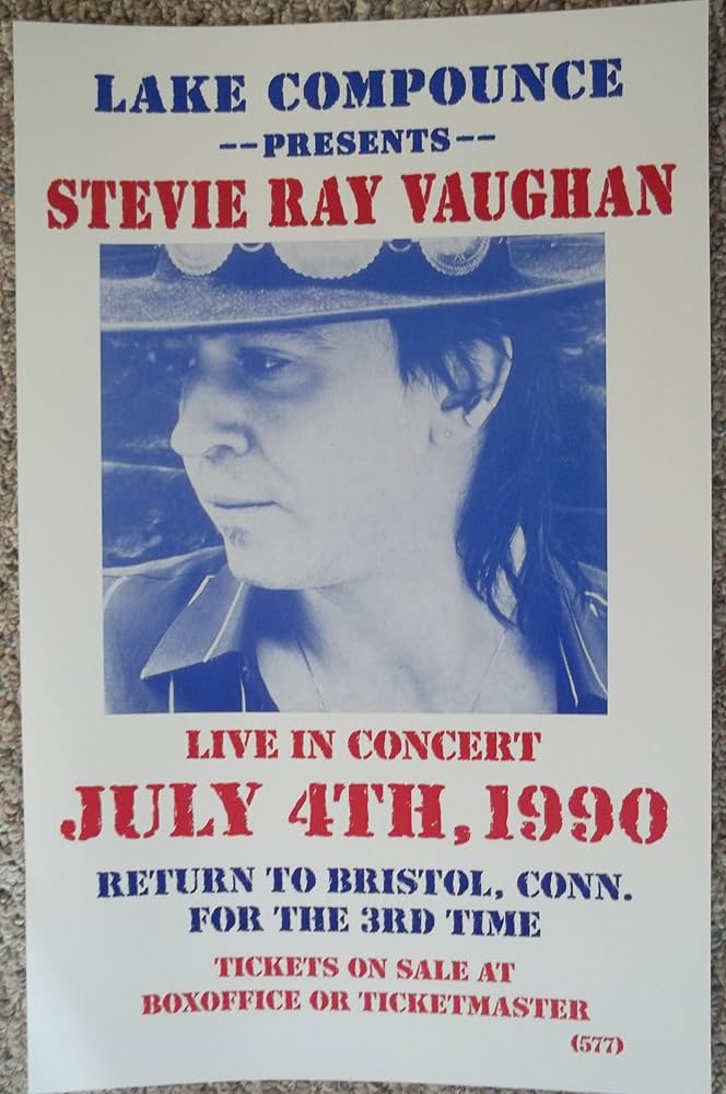 STEVIE RAY VAUGHAN アントンズ　ソロライブポスター STEVIE RAY VAUGHAN アントンズ ソロライブポスター STEVIE RAY