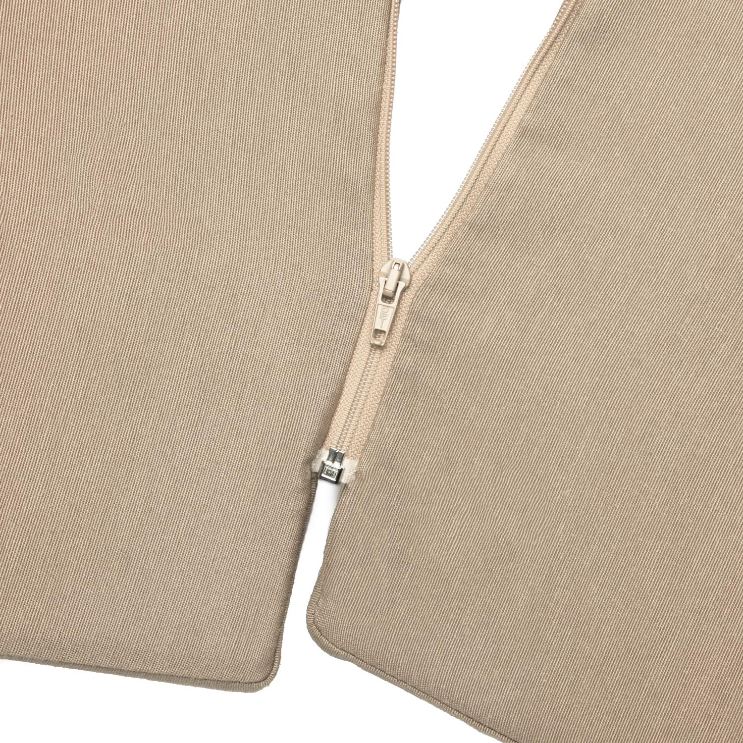 Beautissu 2X Cojin Colchoneta Tumbona Exterior 175x45x5 cm LoftLux DC – Colchoneta para Tumbona Desenfundable y Cómoda para Hamaca Jardín y Playa – Natural