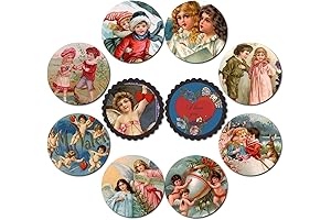 Victorian Valentine's Day Stickers: Express Love with Vintage Charm