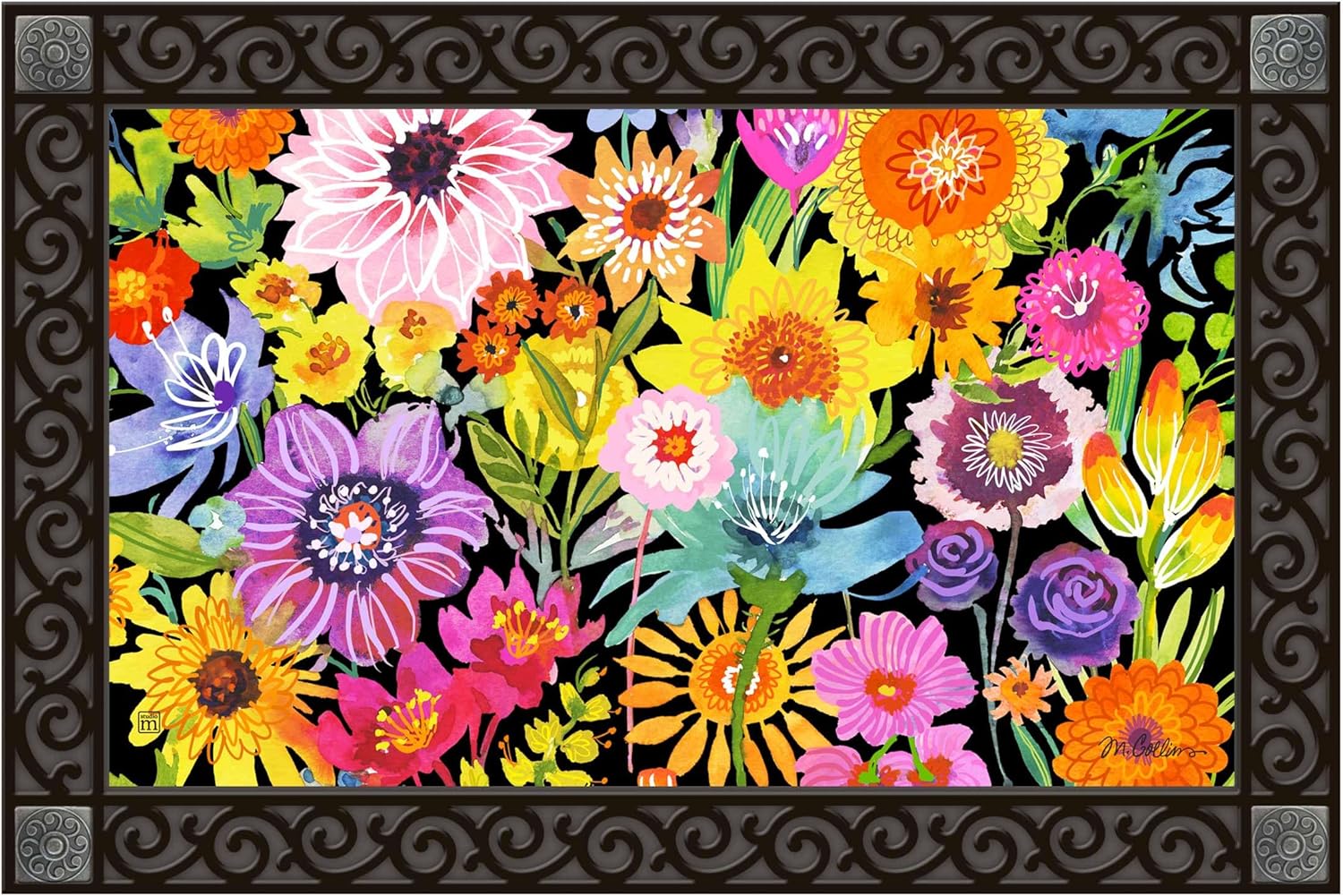 Studio M MatMates Wild Garden Decorative Floor Mat Indoor