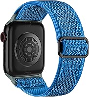 Vista 19 de Lerobo Correa de nailon elástica de bucle único para reloj, compatible con Apple Watch Series 11-1, SE/Ultra 3 2 1 38/40/41/42/44/45mm/46mm/49mm