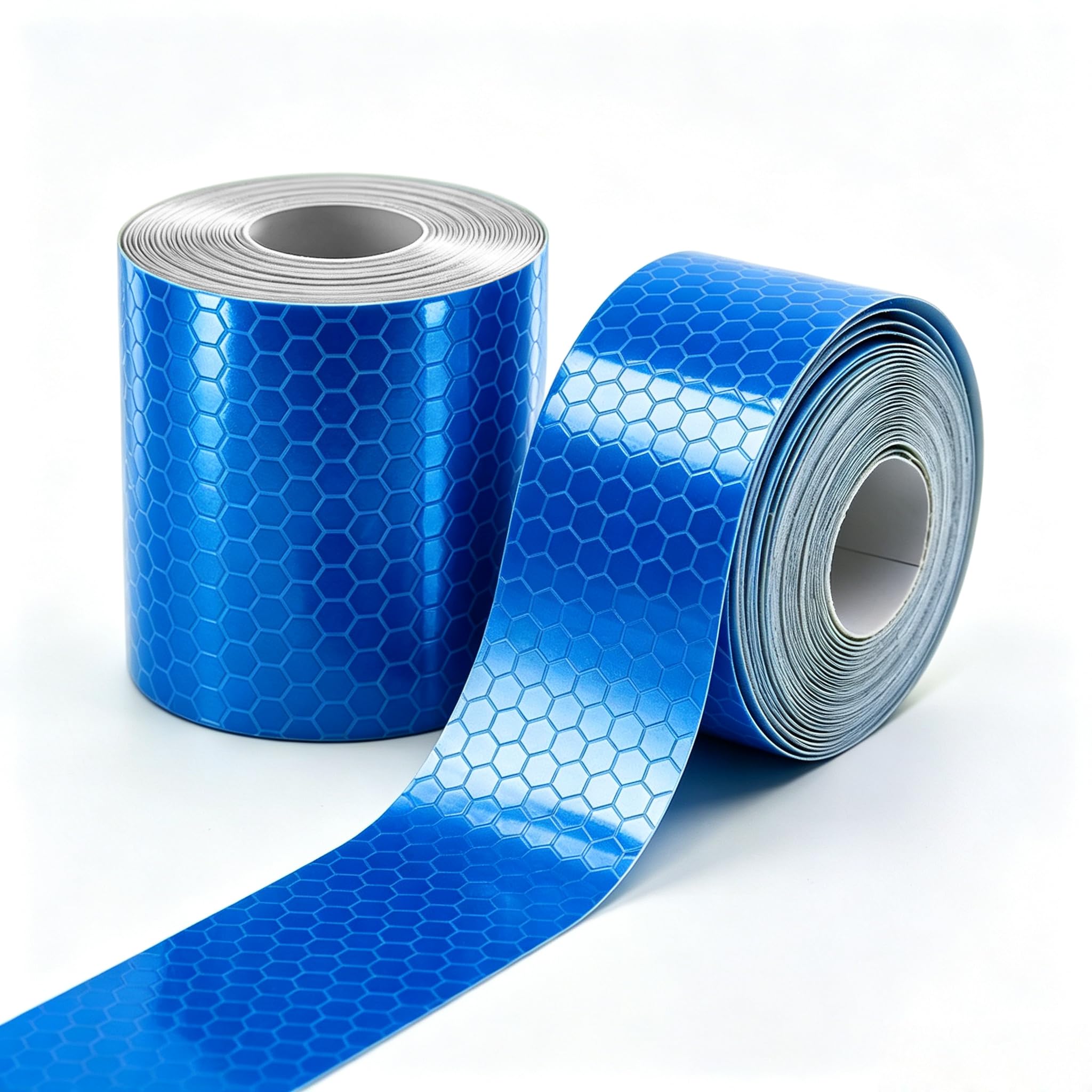 Blue Fluorescent Reflective Tape High Visibility Safety Warning Hazard Tape