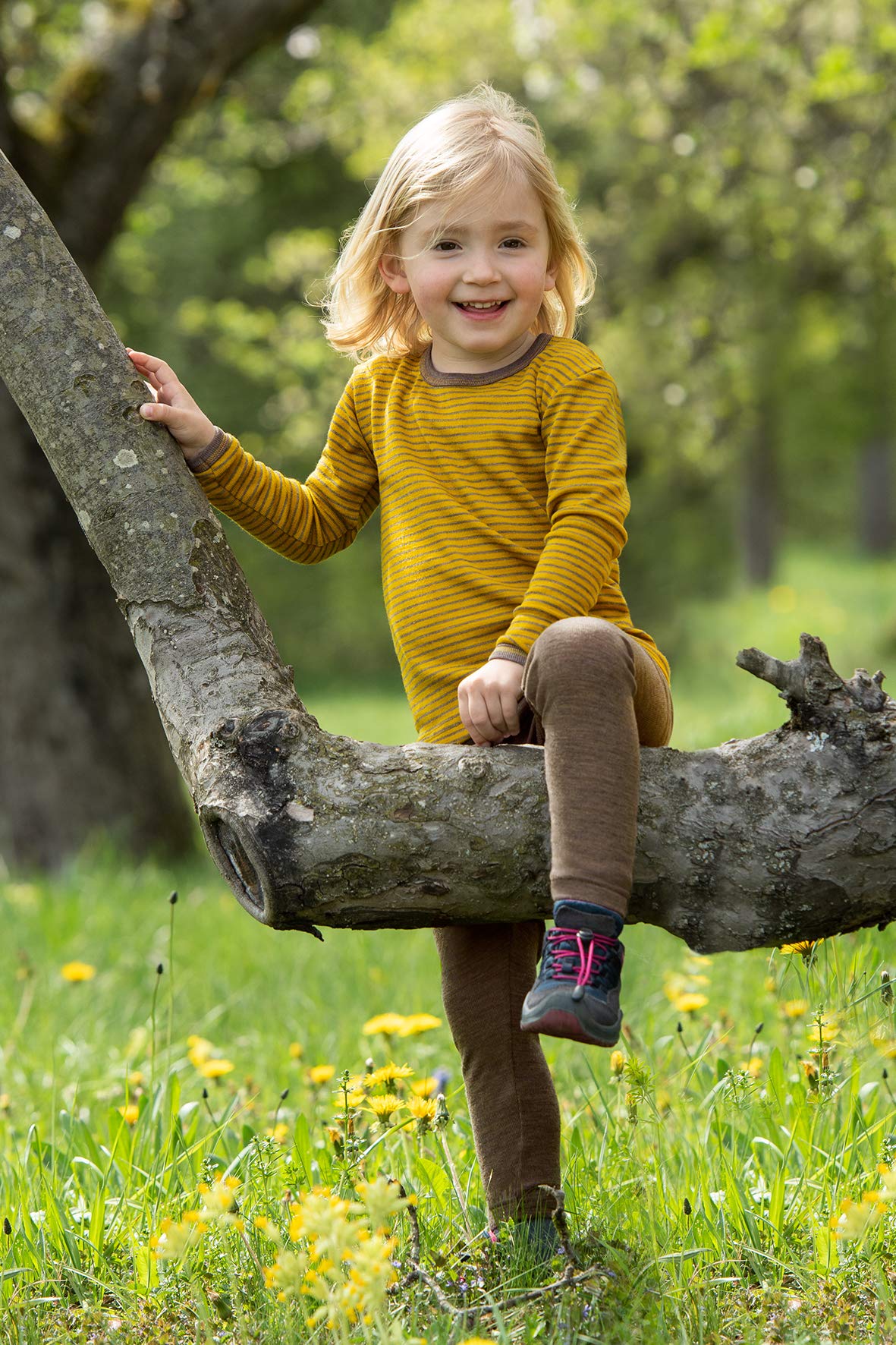Sous-vêtement Engel pour enfants, 70 % laine de mérinos bio, 30 % soie