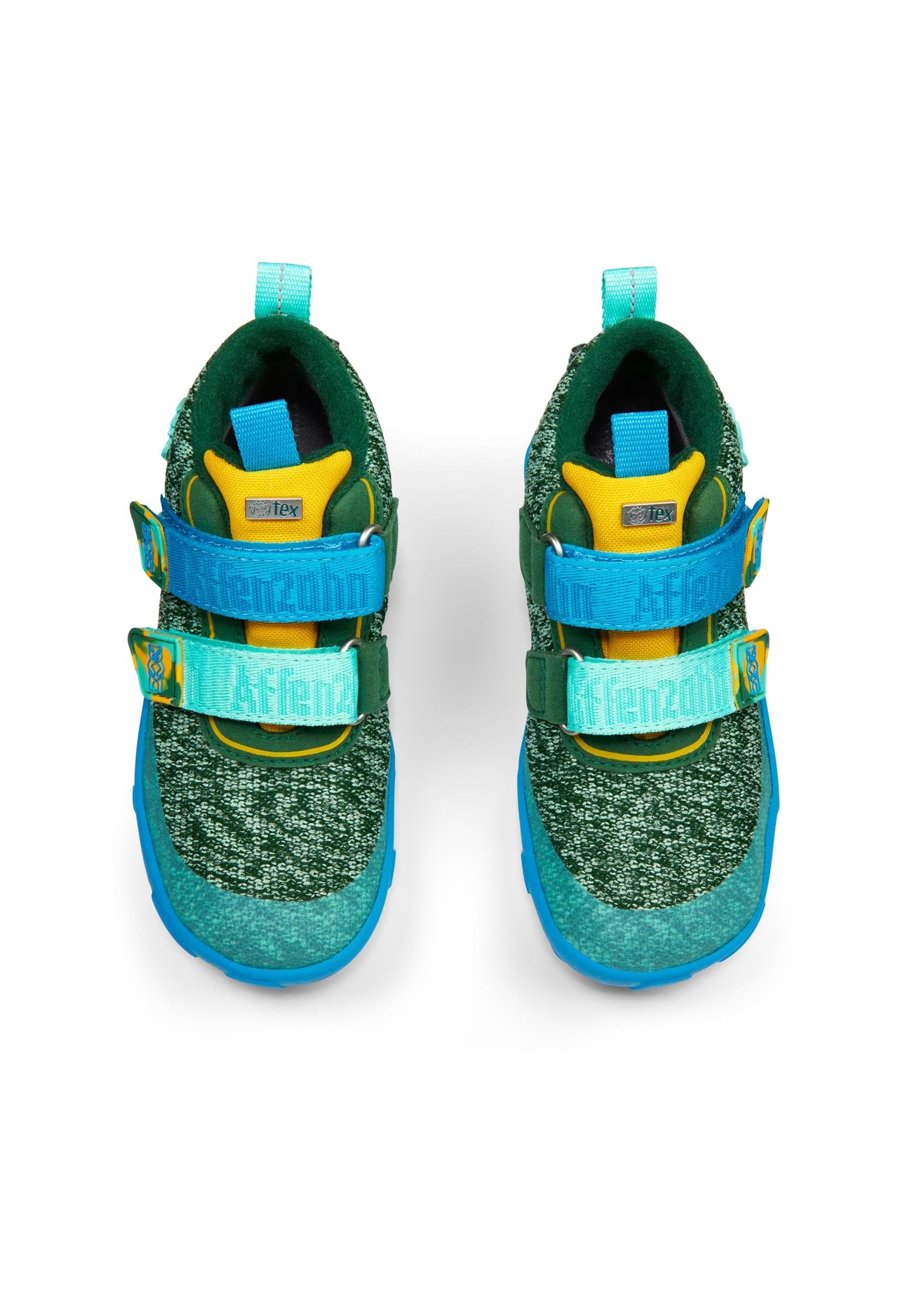 Affenzahn Zapato Barefoot Tejido Happy con Cierre Adhesivo, Vegano, Antideslizante, Flexible, Reflectante, Especialmente Ligero en Tallas 21-32