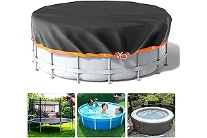 24' Round Waterproof Pool Cover for Enhanced Protection and Durability