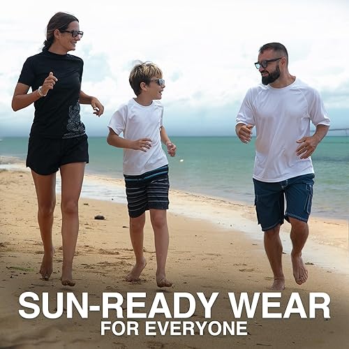 Vista 6 de Kanu Surf Traje de baño de playa Line Up de secado rápido UPF 50+ para niños