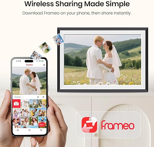 Vista 4 de BIGASUO Marco de fotos digital