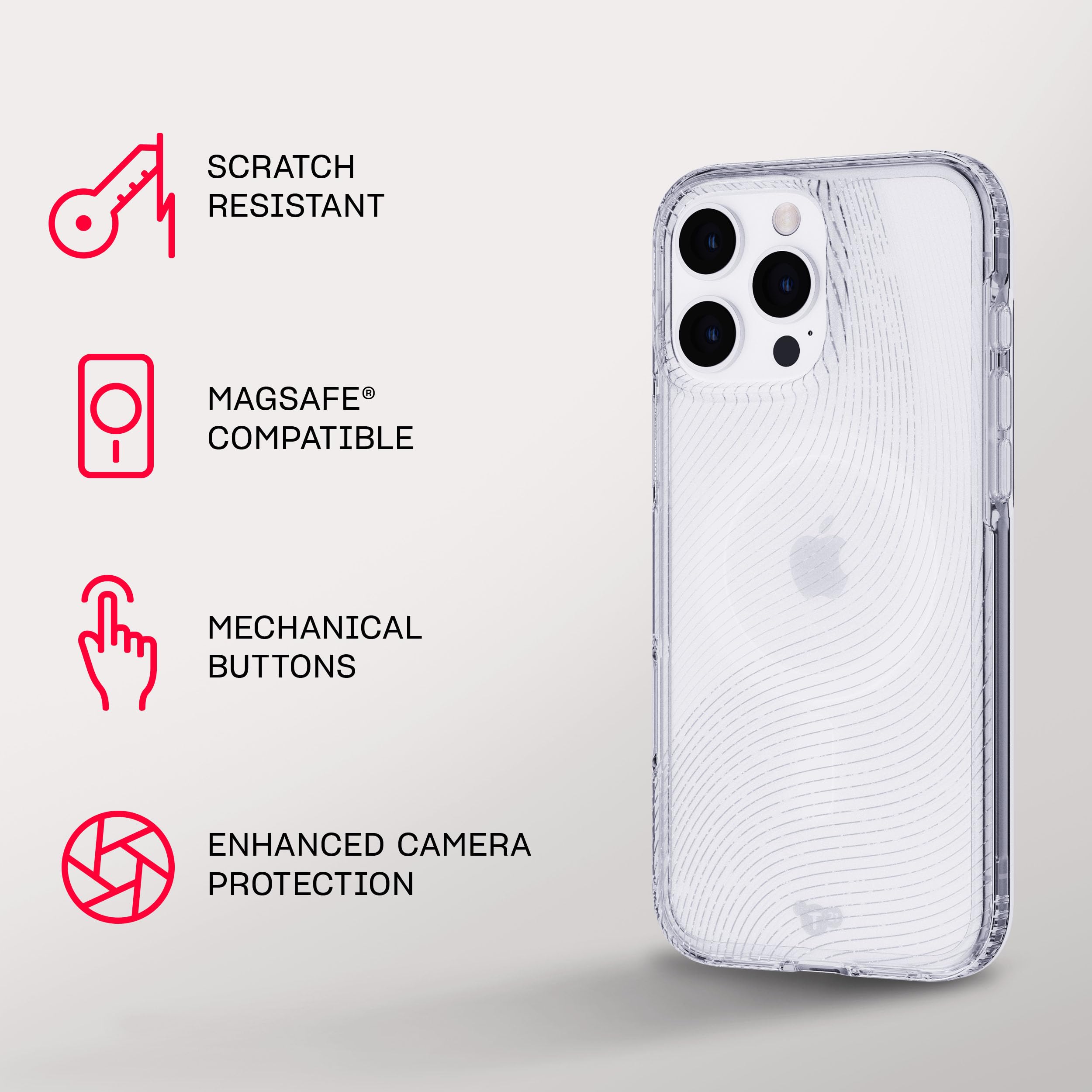 Custodia FlexPro di Tech21 per iPhone 16 Pro Max (compatibile con
