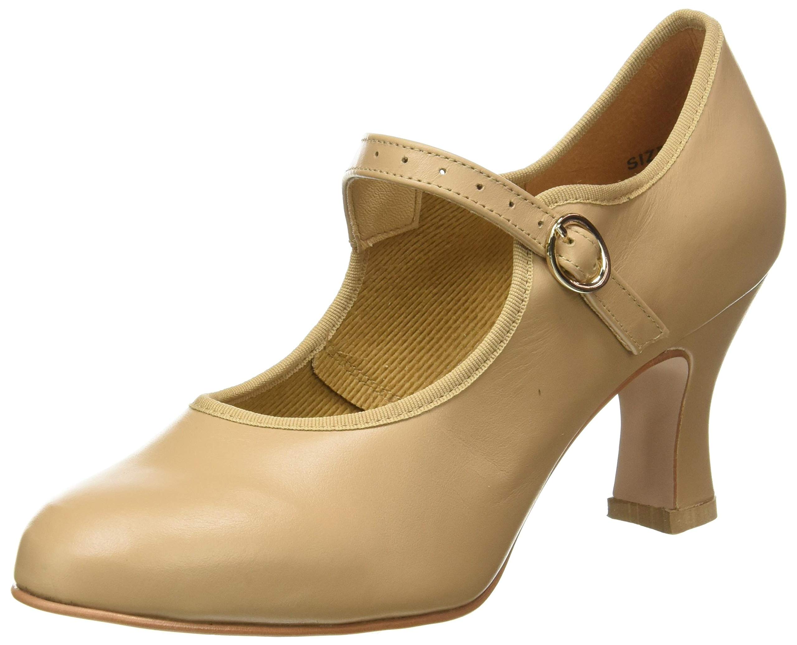 Freed of London Women's Show3 Dance Shoe, Tan, 7.5 UK