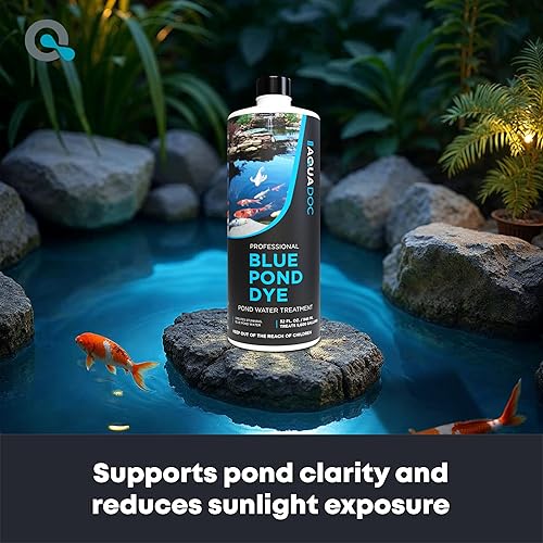 Miniatura 2 de Blue Pond Dye - Consigue agua de estanque hermosa y apta para peces - AquaDoc Pond Supplies
