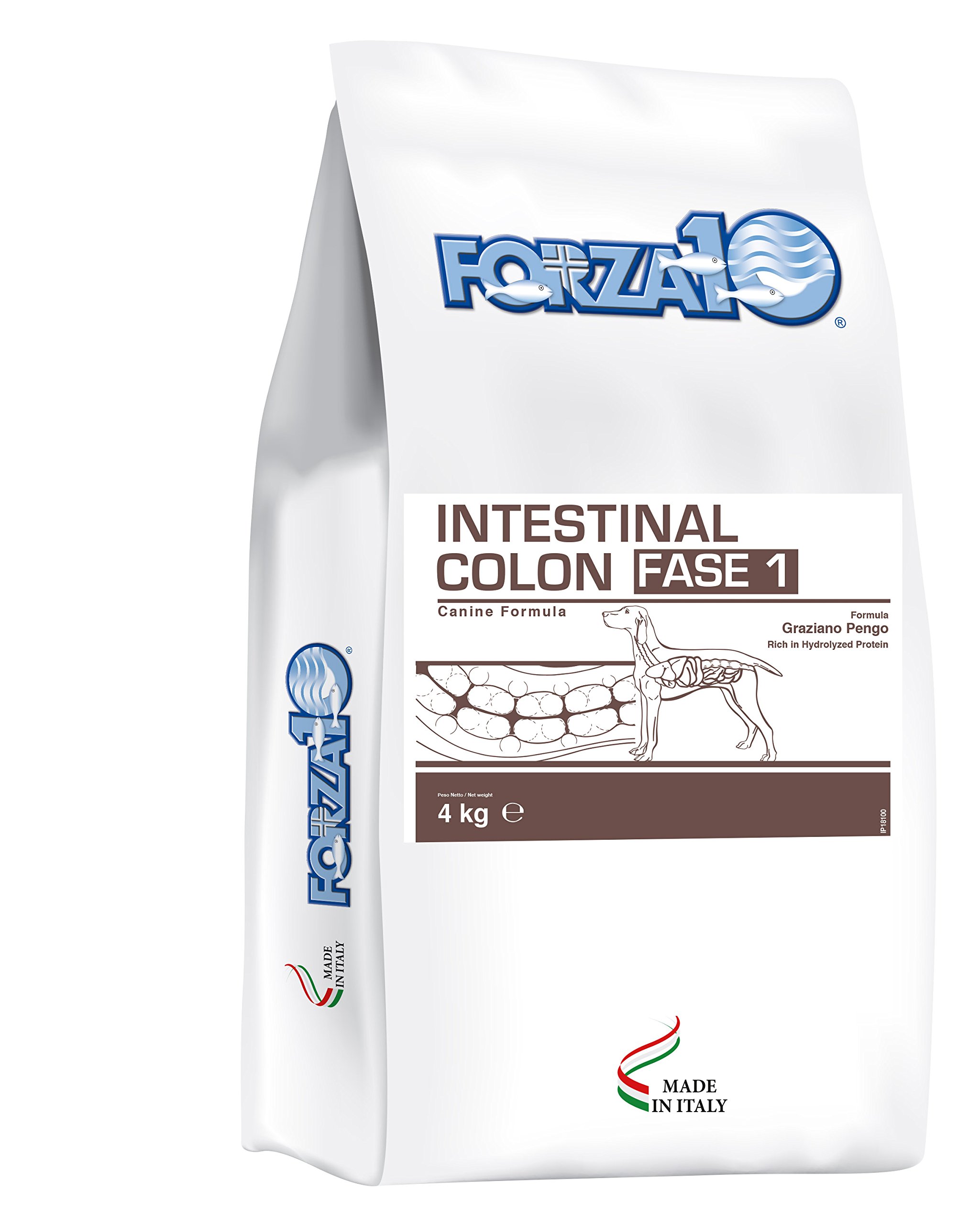 Forza 1O Forza 10 Intestina Colon 1* Fase per Cani - Confezione da 4 kg - 4000 g