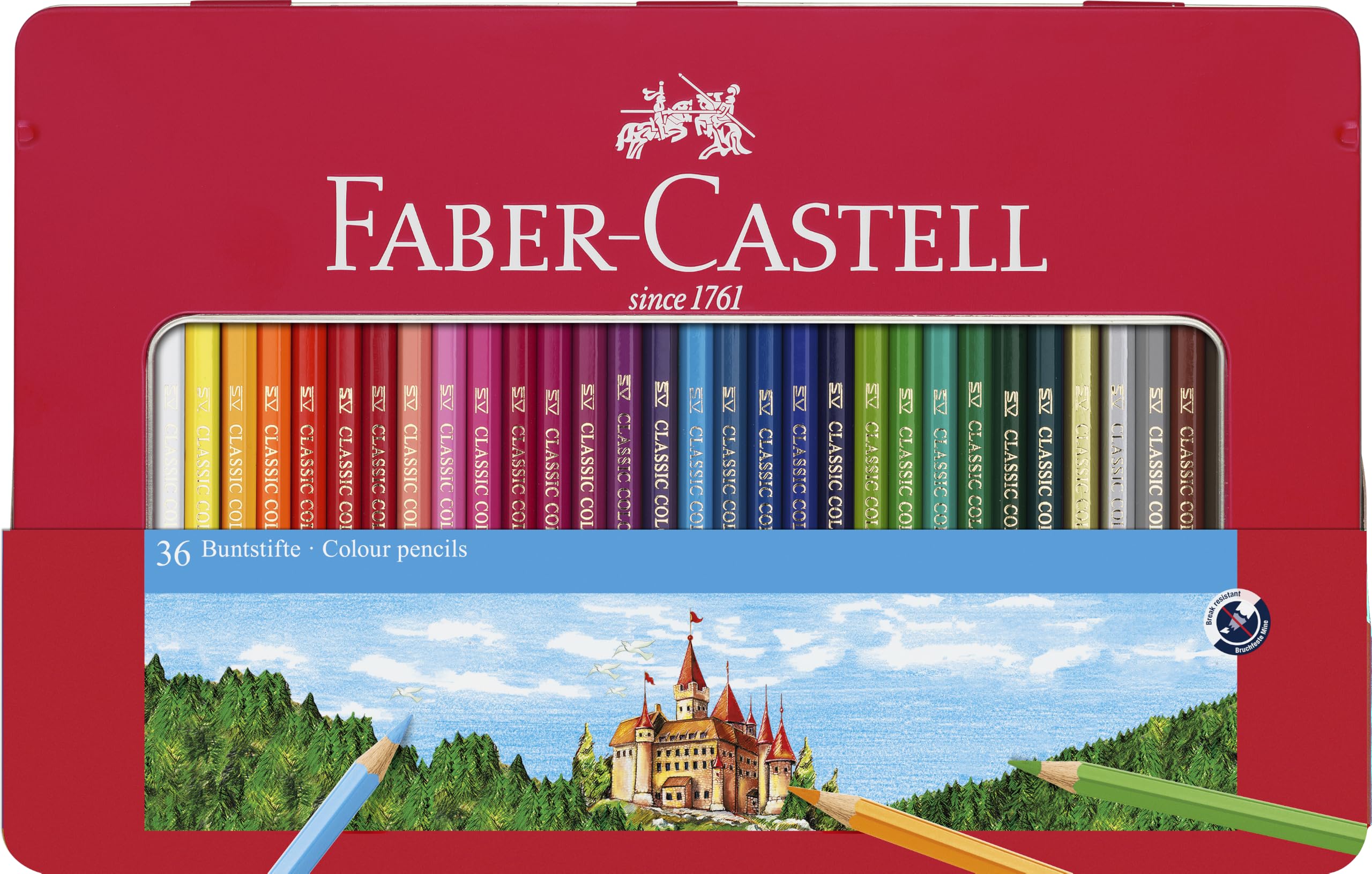 Faber-Castell 115886 Hexagonal Colour Pencil (Pack of 36)